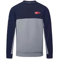 Men's Levelwear Navy/Gray Boston Red Sox Legacy Rafters Pullover Sweatshirt