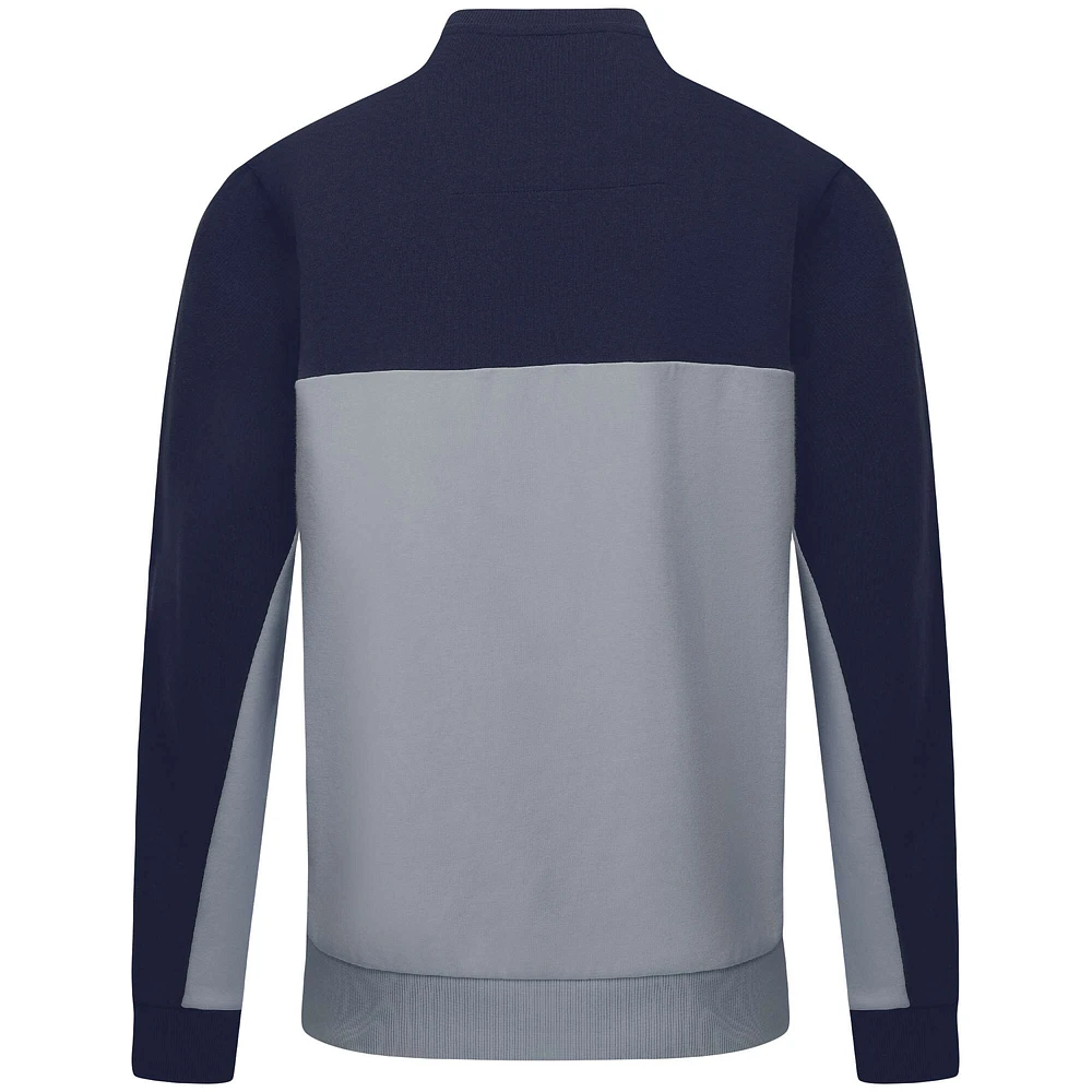 Men's Levelwear Navy/Gray Boston Red Sox Legacy Rafters Pullover Sweatshirt