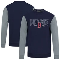 Men's Levelwear Navy Boston Red Sox Accolade Ultimate Textbook Pullover Sweatshirt