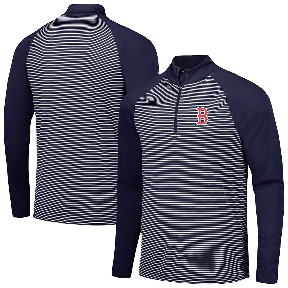 Haut à manches raglan et rayures pour homme, bleu marine Levelwear Boston Red Sox Charter