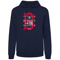 Men's Levelwear  Navy Boston Red Sox Cooperstown Collection Distressed Podium Acumen Pullover Hoodie