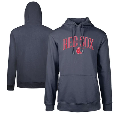 Men's Levelwear Navy Boston Red Sox Cooperstown Collection Podium Retro Pullover Hoodie