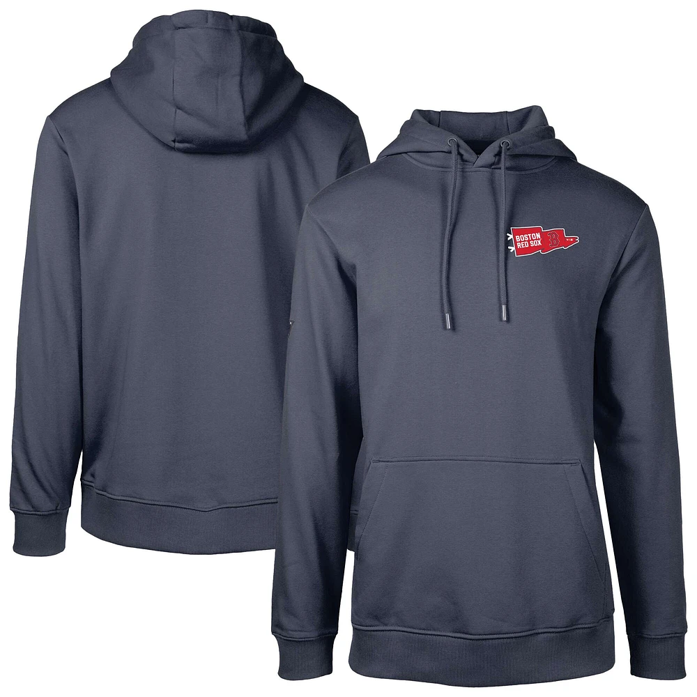 Men's Levelwear  Navy Boston Red Sox Podium Rafters Pullover Hoodie