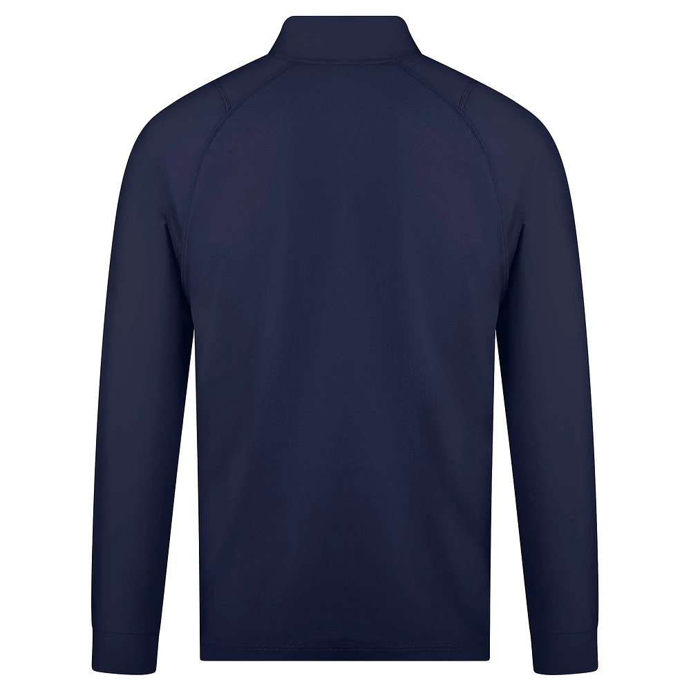 Men's Levelwear Navy Boston Red Sox Theory Insignia 2.0 Quarter-Zip Pullover Top
