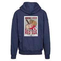 Men's Levelwear  Navy Boston Red Sox Uphill City Core Logo Full-Zip Hoodie