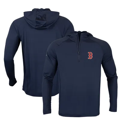 Lids Boston Red Sox New Era Raglan Quarter-Zip Hoodie