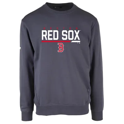 Boston Red Sox Levelwear Zane Fleece Pullover Sweatshirt - Navy