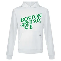 Sweat à capuche blanc pour homme Boston Red Sox St. Patrick's Day Relay Boots Levelwear