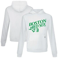Sweat à capuche blanc pour homme Boston Red Sox St. Patrick's Day Relay Boots Levelwear