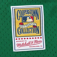 Mitchell & Ness David Ortiz Kelly vert Boston Red Sox Cooperstown Collection maillot d'entraînement au bâton en maille pour hommes