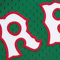 Mitchell & Ness David Ortiz Kelly vert Boston Red Sox Cooperstown Collection maillot d'entraînement au bâton en maille pour hommes