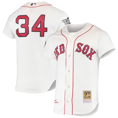 David Ortiz Autographed Boston Red Sox Mitchell & Ness Cooperstown  Collection Red Jersey
