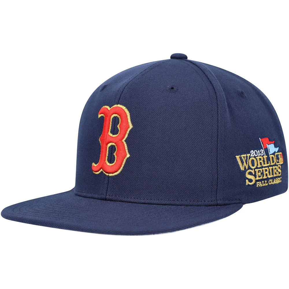 Casquette à rabat Champ'd Up des Boston Red Sox Mitchell & Ness pour homme, bleu marine