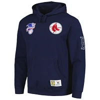 Chandail à capuchon enfiler pour homme de la collection Boston Red Sox Mitchell & Ness, bleu marine