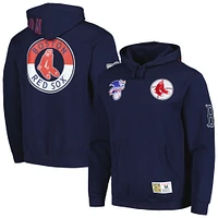 Chandail à capuchon enfiler pour homme de la collection Boston Red Sox Mitchell & Ness, bleu marine