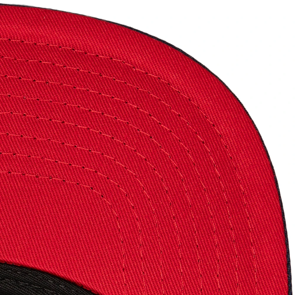 Casquette Snapback sur toute la longueur pour homme, bleu marine, Boston Red Sox, Mitchell & Ness