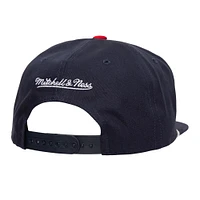 Men's Mitchell & Ness Navy Boston Red Sox  Radiant Lines Deadstock Snapback Hat