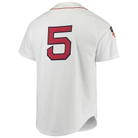 Men's Mitchell & Ness Nomar Garciaparra White Boston Red Sox 1997 Cooperstown Collection Authentic Jersey