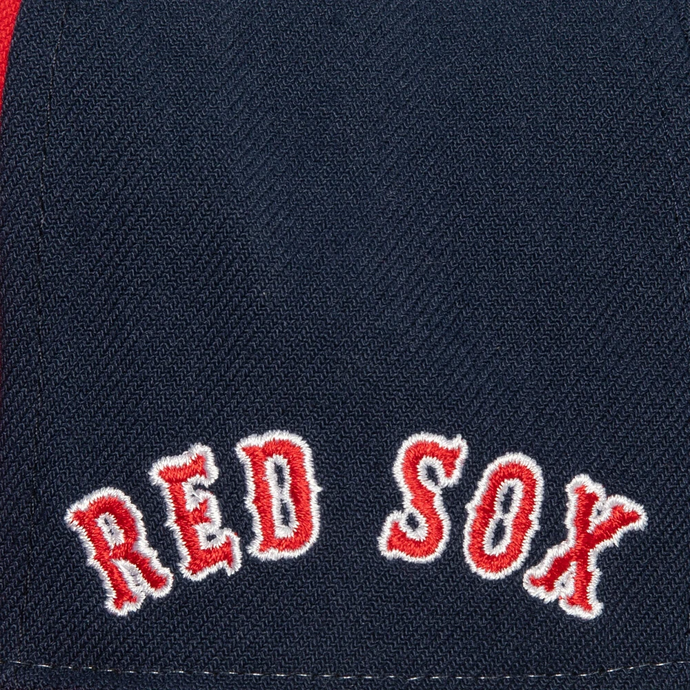 Casquette ajustée pour hommes Mitchell & Ness Red/ Boston Red Sox Bases Loaded