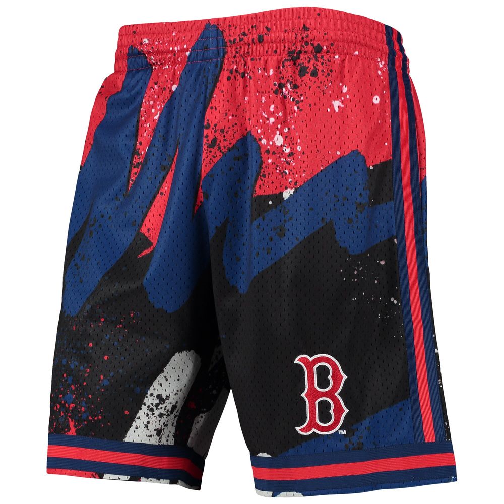 Men's Mitchell & Ness Red Boston Sox Hyper Hoops Shorts