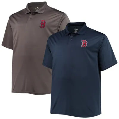 Men's Fanatics Branded Navy Boston Red Sox Iconic Omni Brushed Space-Dye Polo