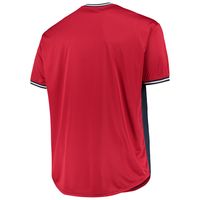 Men's Navy/Red Boston Red Sox Solid V-Neck T-Shirt