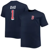 Boston Red Sox Fanatics Branded Father's Day #1 Dad Long Sleeve T-Shirt -  Navy