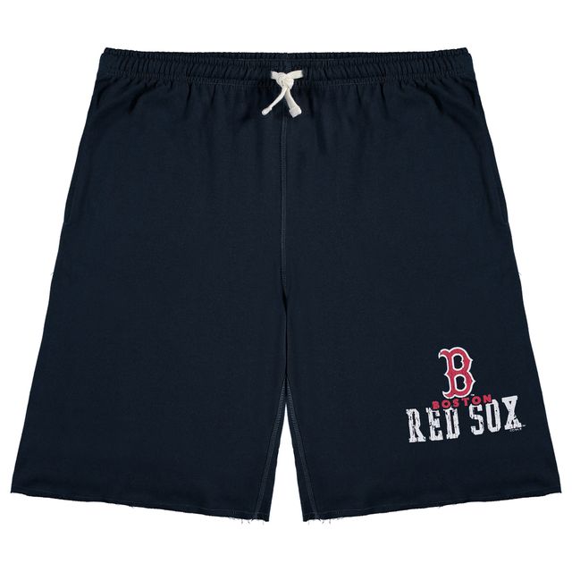 Short en tissu éponge bleu marine Boston Red Sox Big & Tall pour hommes