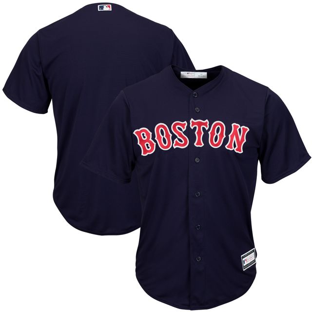 Maillot bleu marine réplique de l'équipe des Red Sox Boston Big & Tall pour hommes