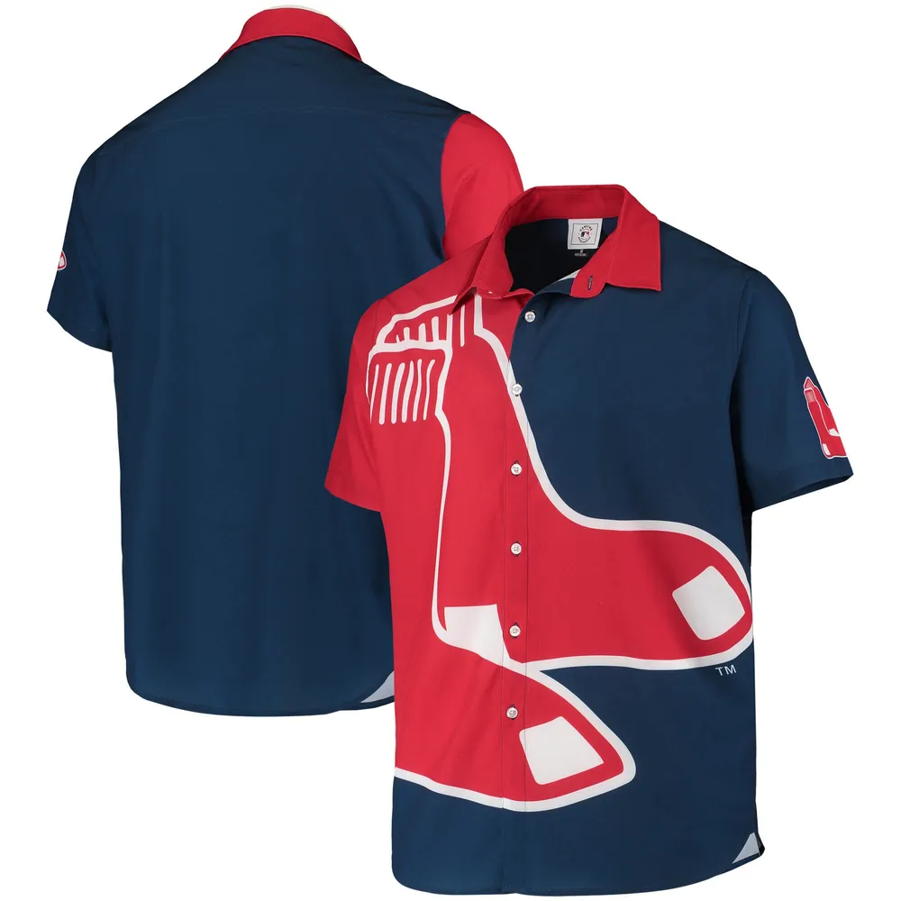Lids Boston Red Sox Big Logo Button-Up Shirt - Navy