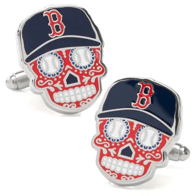 Boston Red Sox Sugar Skull Cufflinks - Navy