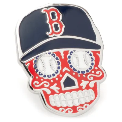 Boston Red Sox Sugar Skull Lapel Pin - Navy