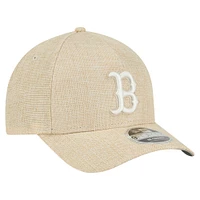 Casquette ajustable 9FORTY en coton tissé beige Boston Red Sox pour homme New Era M-Crown A-Frame