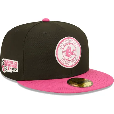 New Era Men's Black, Pink San Francisco Giants 2012 World Series Champions  Passion 59Fifty Fitted Hat