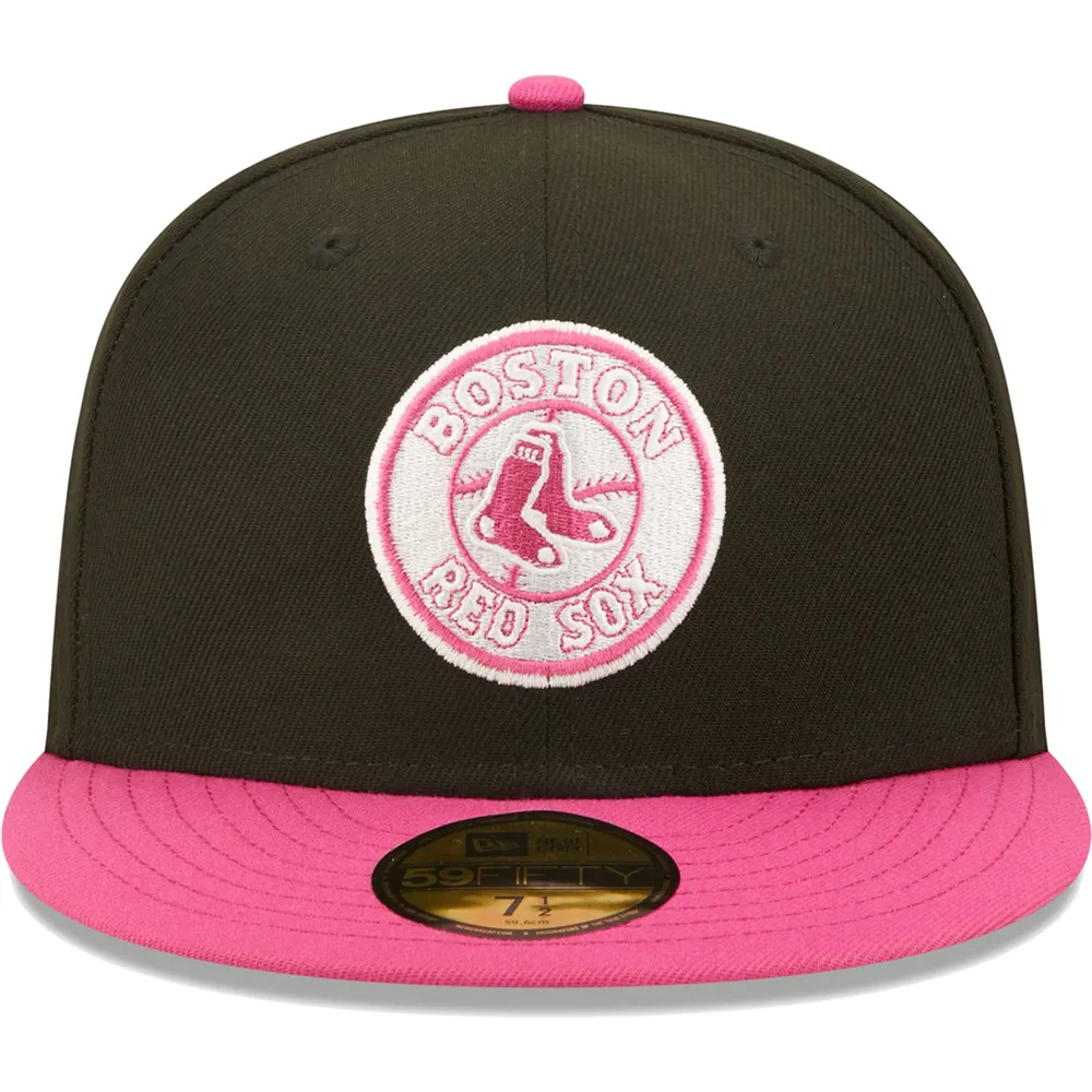 Boston Red Sox New Era Mother's Day On-Field 59FIFTY Fitted Hat - Navy/Pink