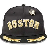 Men's New Era  Black Boston Red Sox 2025 59FIFTY Day Gold Leaf Fitted Hat