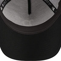 Men's New Era Black Boston Red Sox A-Frame 9FORTY Trucker Adjustable Hat
