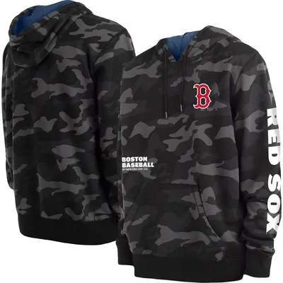 Boston Red Sox New Era Camo Pullover Hoodie - Black