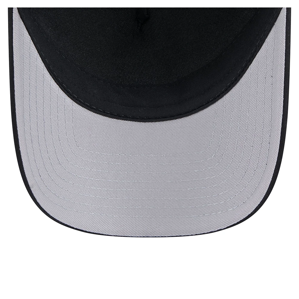 Casquette ajustable 9FORTY A-Frame M-Crown Trucker noire à motif dégradé Boston Red Sox de New Era pour homme