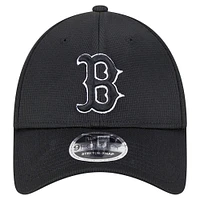 Men's New Era Black Boston Red Sox Pivot 9FORTY Adjustable Hat