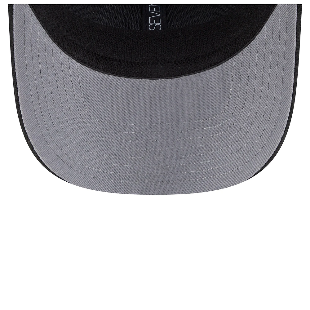 Casquette extensible à bouton-pression New Era noire Boston Red Sox 9SEVENTY pour homme