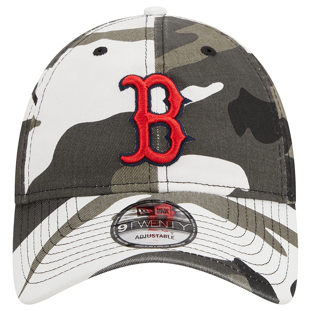 Casquette ajustable 9TWENTY Boston Red Sox Dark Camo New Era pour homme