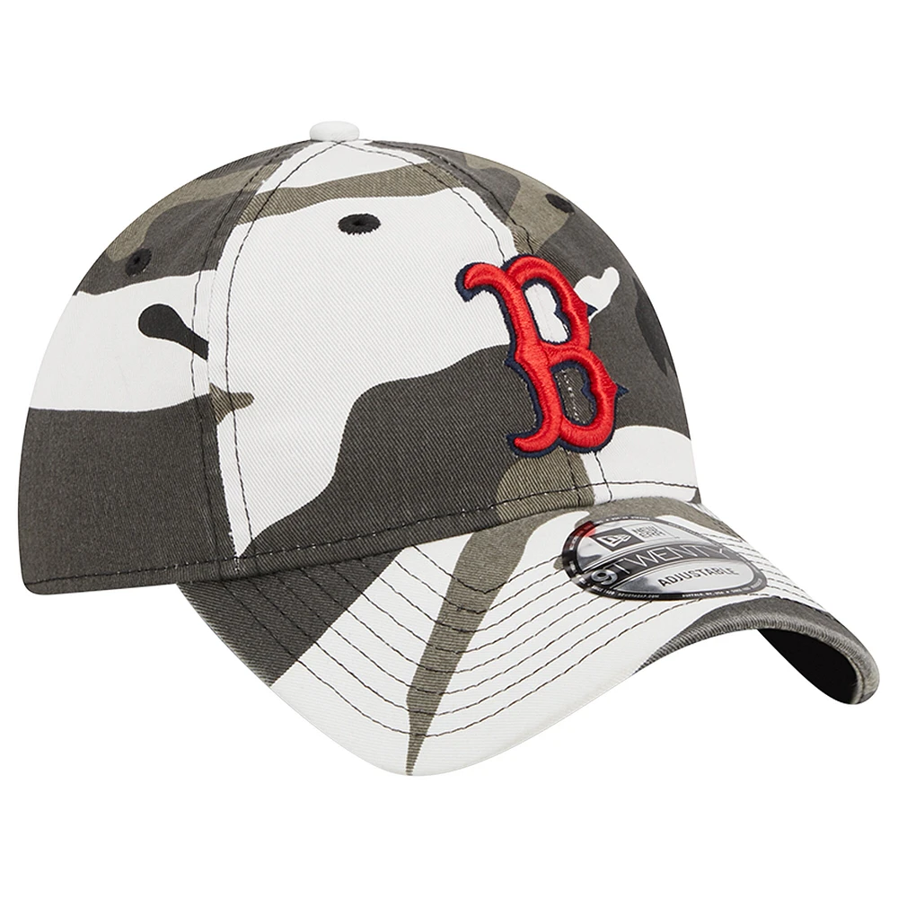 Men's New Era Boston Red Sox Dark Camo 9TWENTY Adjustable Hat