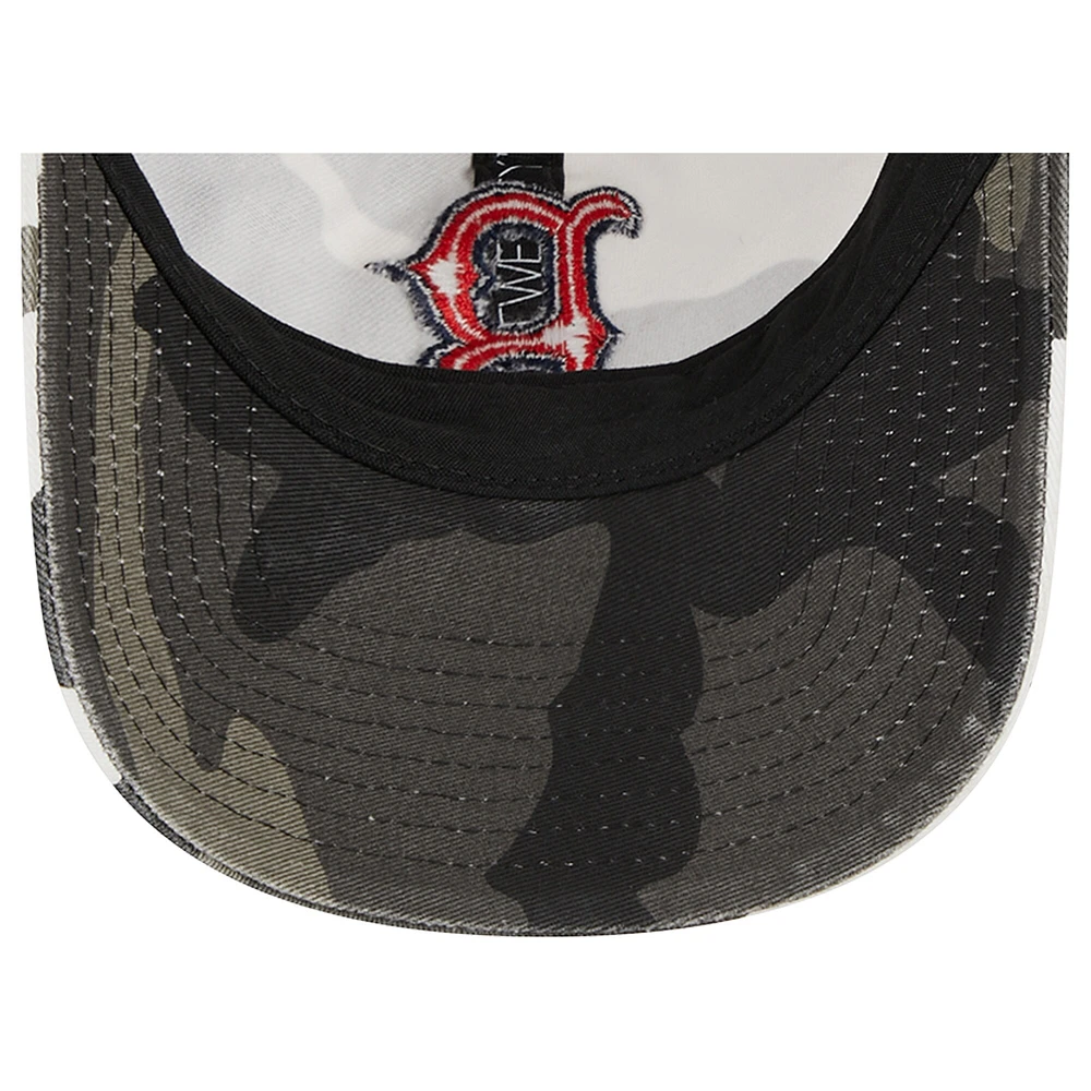 Men's New Era Boston Red Sox Dark Camo 9TWENTY Adjustable Hat