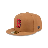 Men's New Era Brown Boston Red Sox Color Pack 59FIFTY Fitted Hat