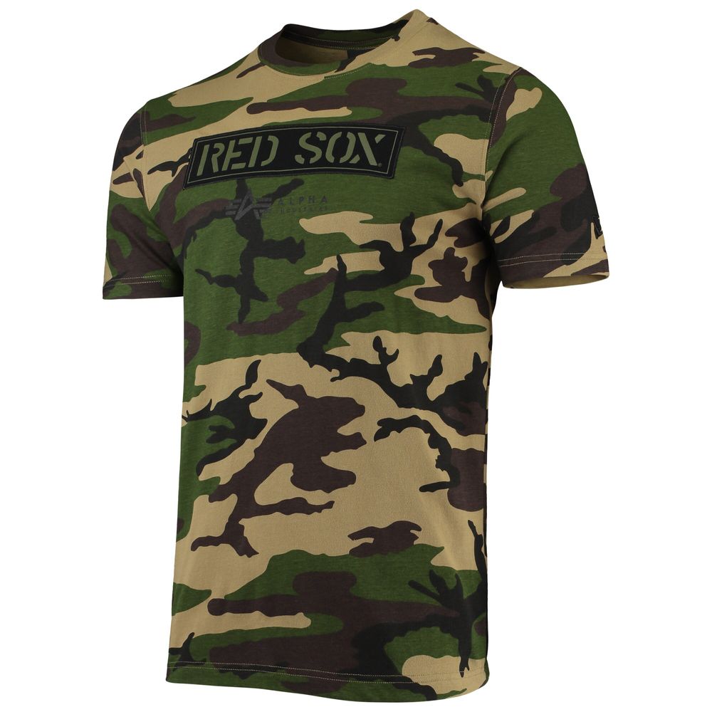 Men's New Era Camo Boston Red Sox Club T-Shirt