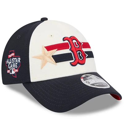 Casquette réglable 9FORTY New Era crème/bleu marine des Red Sox de Boston 2024 MLB All-Star Game