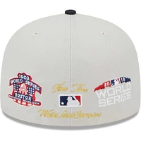 Men's New Era Cream Boston Red Sox 9x World Series Champions Class 59FIFTY Fitted Hat