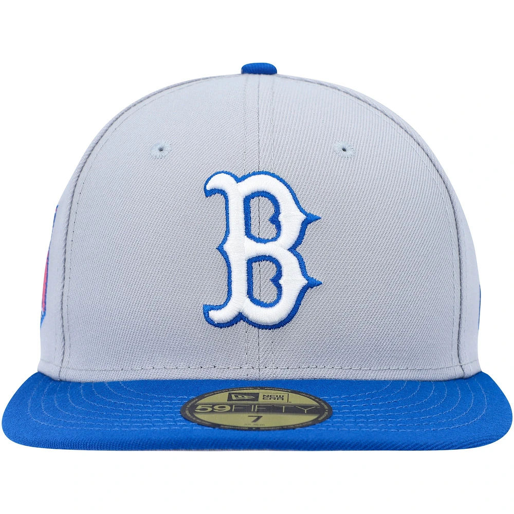 V107988 RedSox MLB NWE Dauphin Bleu SP 59FIFTY HATMENHIC