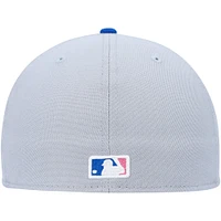 Men's New Era Gray/Blue Boston Red Sox  Dolphin 59FIFTY Fitted Hat